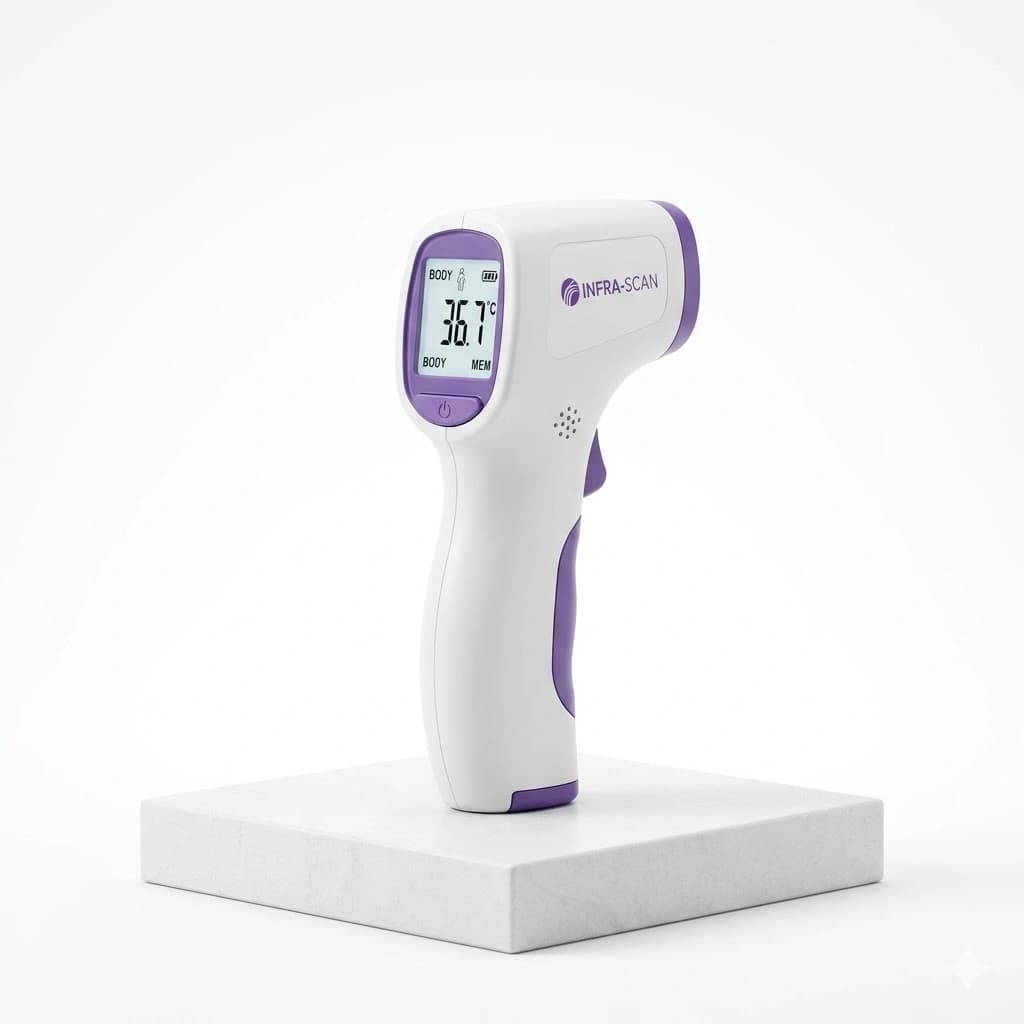 High-Precision Non-Contact Infrared Forehead Thermometer