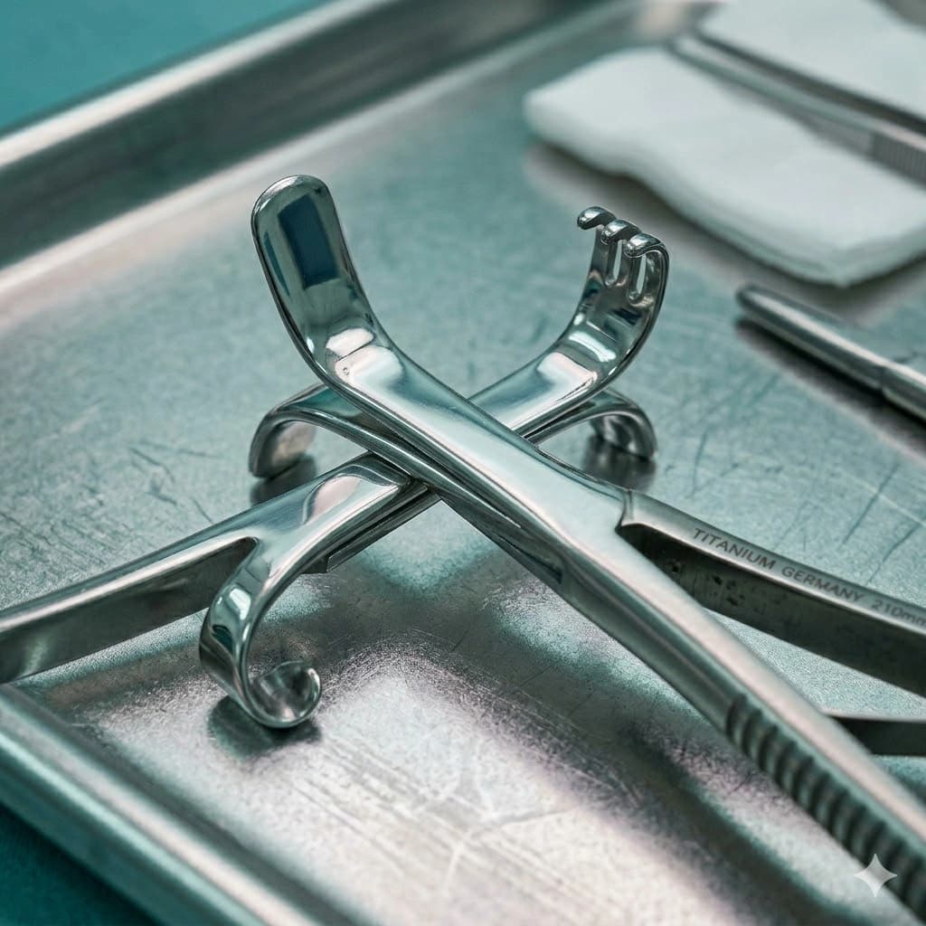 Stainless Steel Senn Retractor Double-Ended Twin Surgical Set