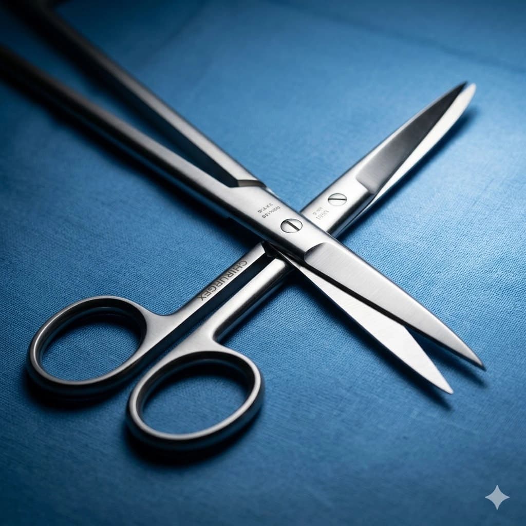 Professional Stainless Steel Straight Operating Surgical Scissors