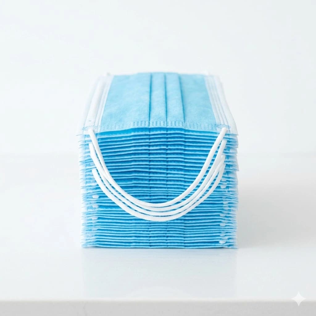 High-Filtration 3-Ply Disposable Surgical Face Masks Pack